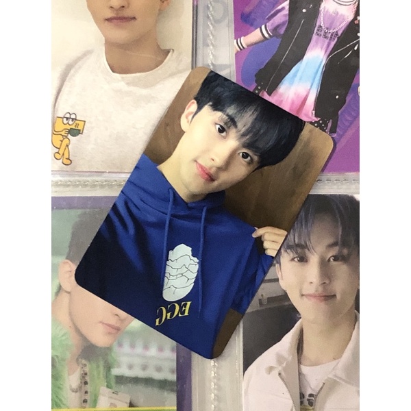 Photocard Mark slowacid Hoodie biru fragile