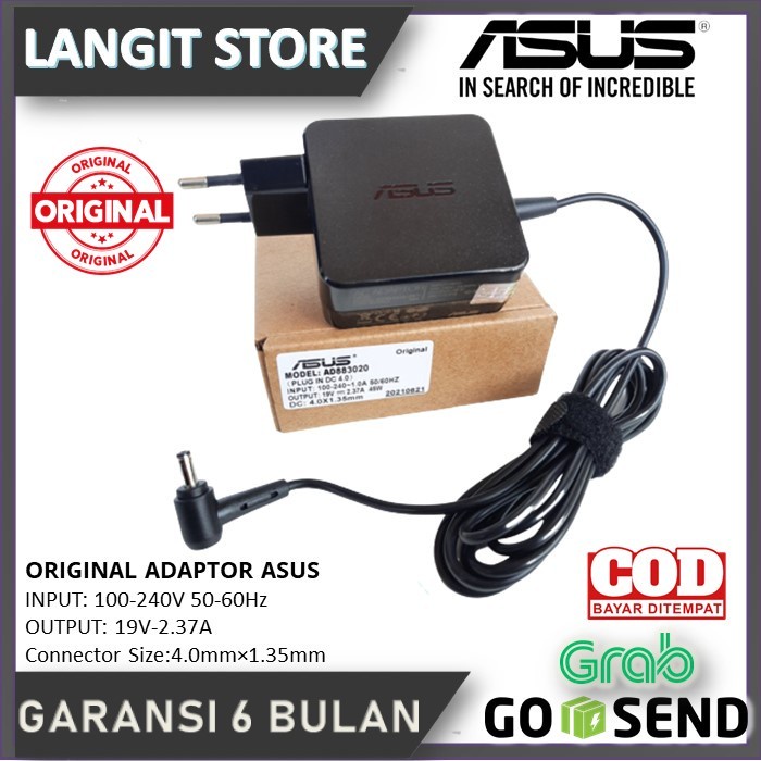Adaptor Charger Laptop Original Asus X441U X441N X441B X453M X441SA -