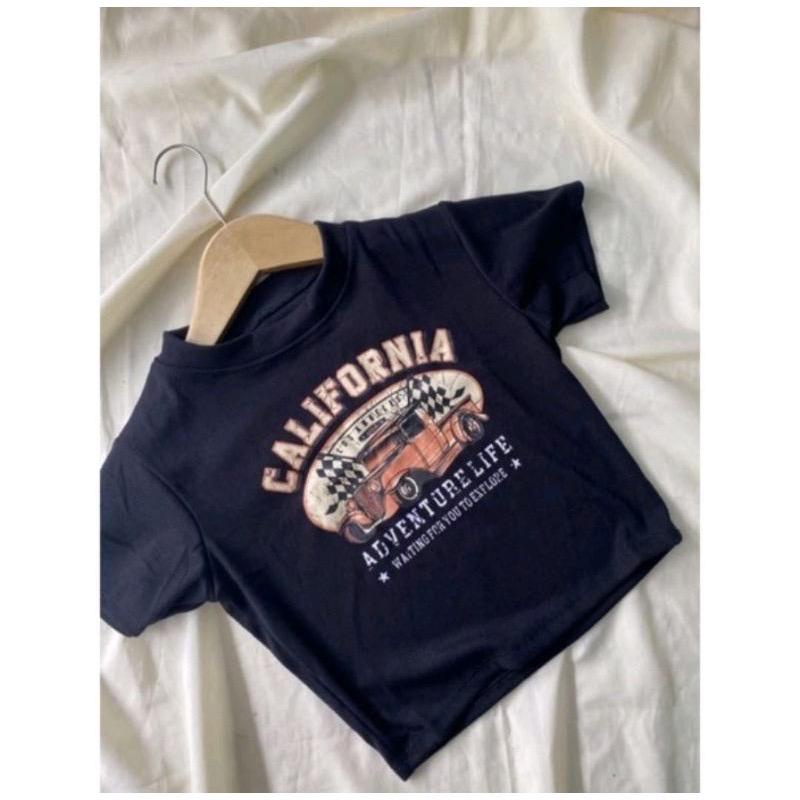 Crop Top Tee California Rib