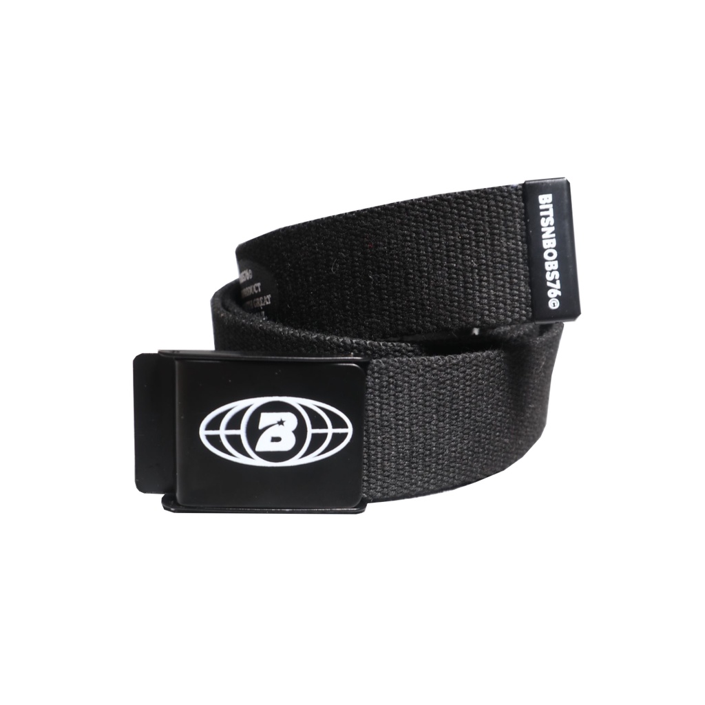 Bitsnbobs76 Belt Ikat Pinggang Logo BNB Black