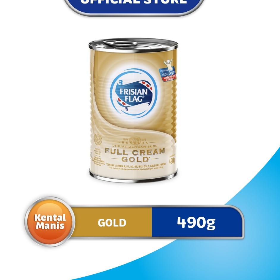 

✨SHOPEE MALL✨ Frisian Flag Kental Manis Full Cream Gold 490 gr 