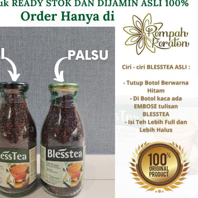 

✩ Blesstea Teh Hitam Botol DiJamin ASLI isi 110gr ✼