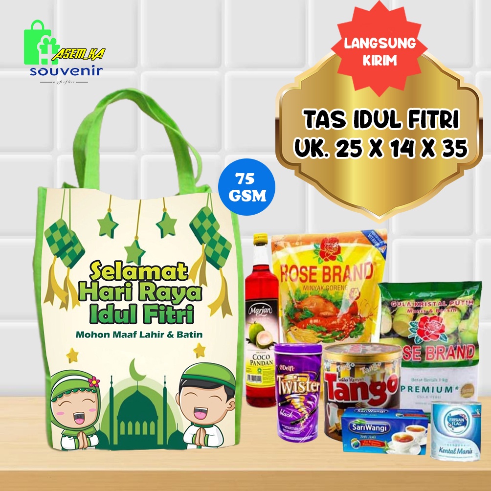 

TAS IDUL FITRI TEBAL HAMPERS PARCEL READY UK P25 X L14 X T35 .