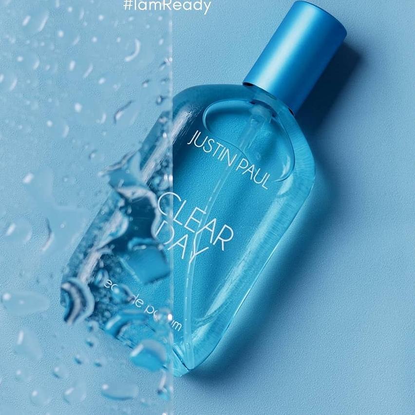 ✰ JUSTIN PAUL CLEAR DAY- Parfum Pria Original Tahan Lama ۩