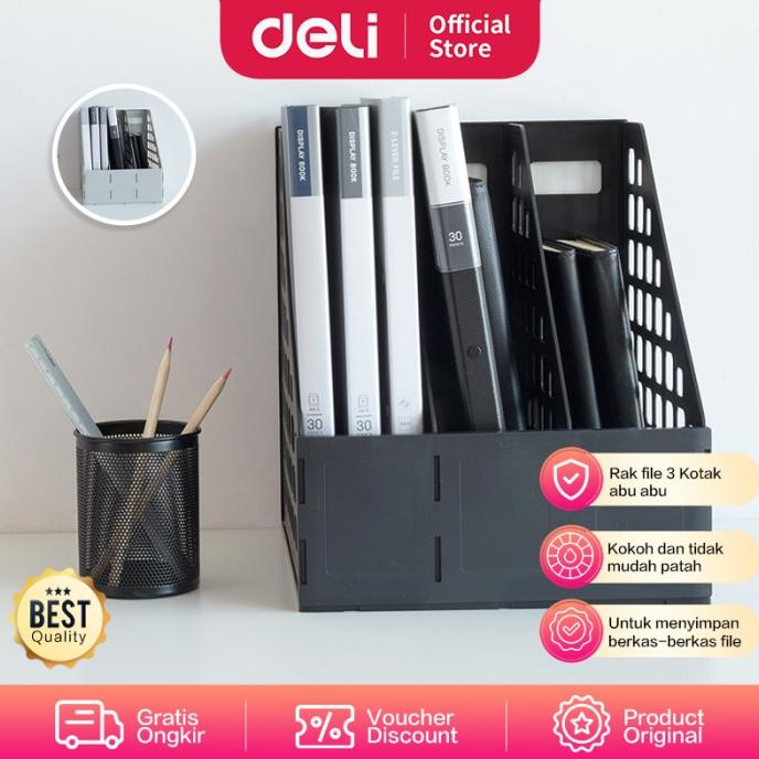 

Terbaru !!! Deli Rak Kertas / File Berbahan Plastik Isi 3Kotak/4Kotak 78990/78991