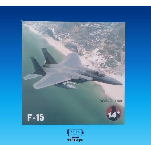 Miniatur Diecast Not Mokit Pesawat F15 F-15 Eagle 1:100 1/100