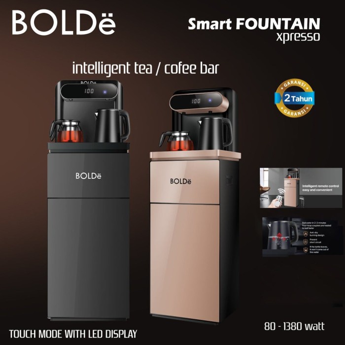 BOLDE SMART SUPER DISPENSER XPRESSO PLUS REMOTE GALON BAWAH TEBARU