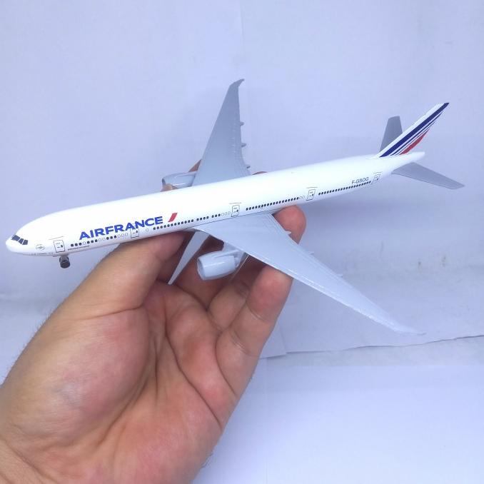 Diecast Miniatur Pesawat Terbang Airfrance Original Bahan Besi