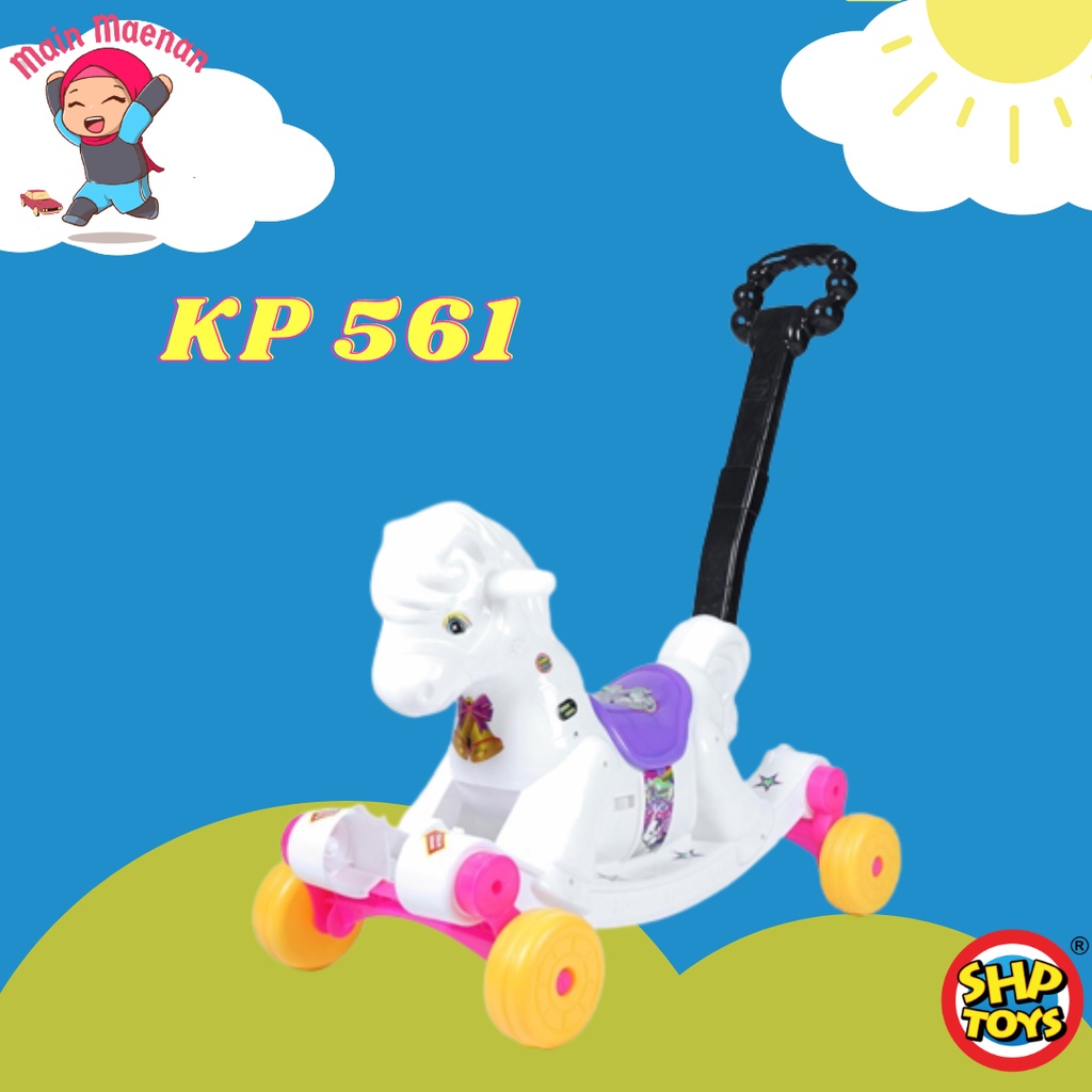 Mainan Anak Mobil Dorong Odong-Odong Kuda Putih KP 561 - SHP Toys