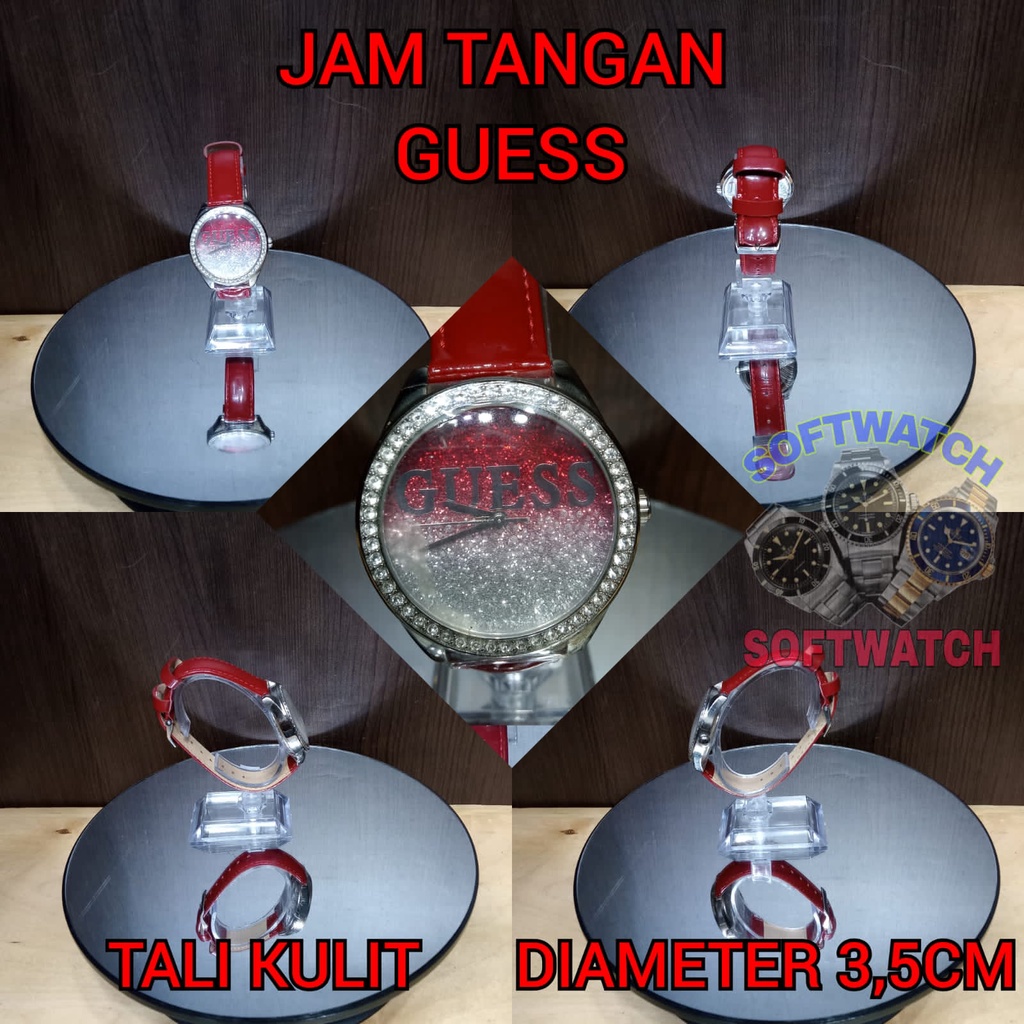 JAM TANGAN ARLOJI GUESS ASLI 100% ORIGINAL WANITA
