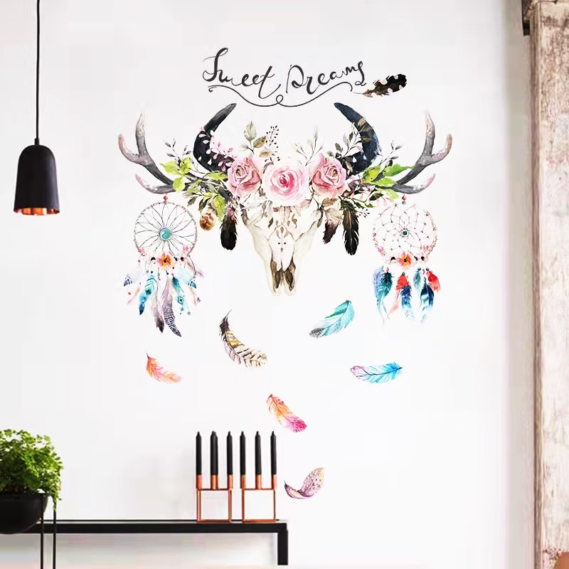 AURA - Wall Sticker Dinding Kamar - Stiker Dinding - Dekorasi Dinding - Sticker Sweet Dream Dream Ca