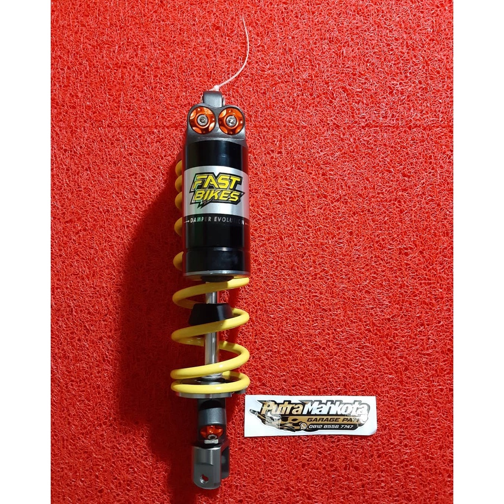 SHOCK BELAKANG MATIC COPY WP KUNING UKURAN 330 VARIO 125 150