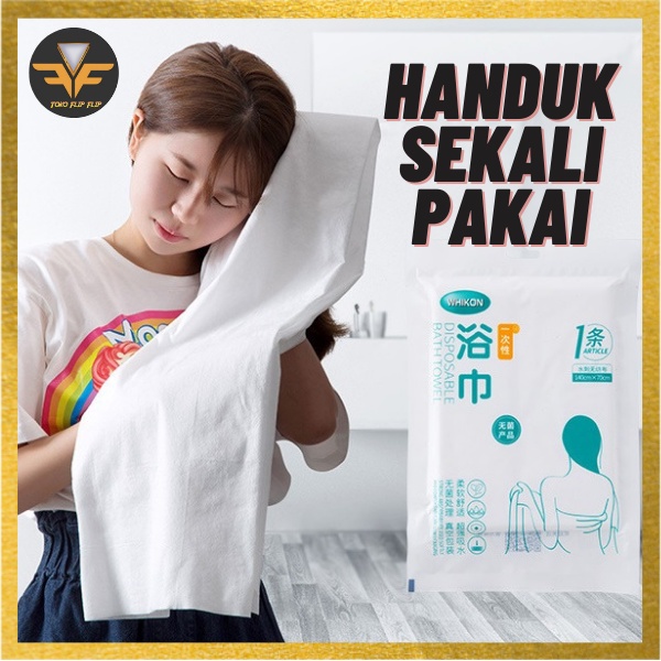 Handuk Disposable Sekali Pakai Traveling Towels Disposable Handuk Travel Super Praktis TERMURAH TERLARIS