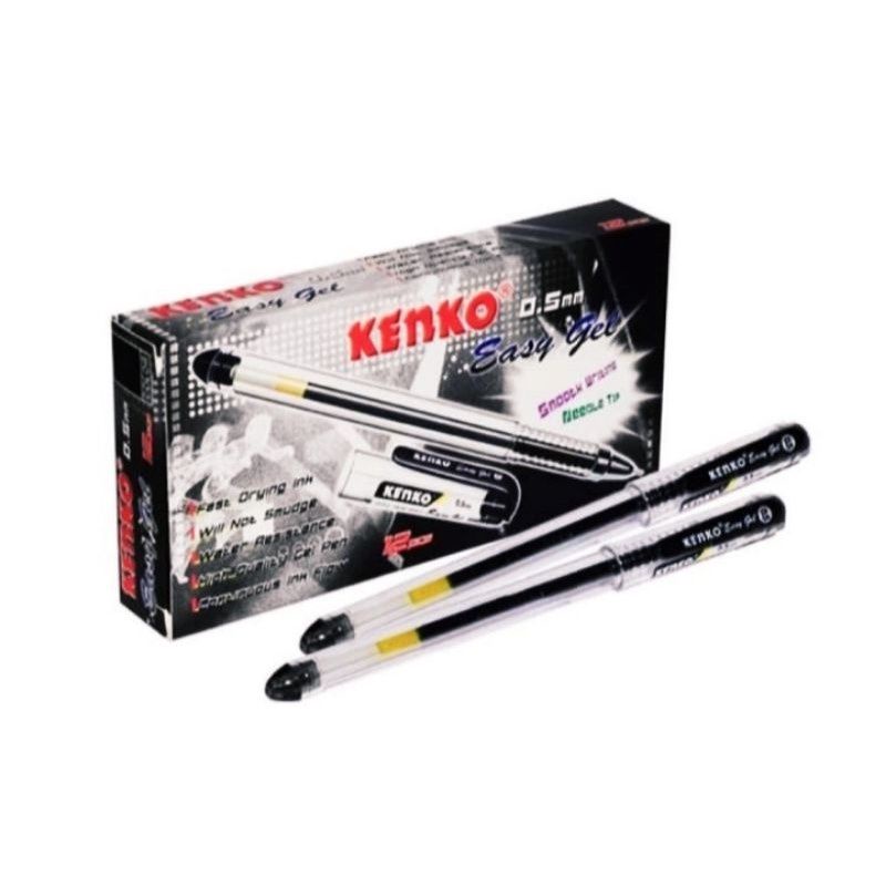 

Bolpen Gel KENKO Easy Gel 0.5mm/ Pulpen /Bolpen / Ballpoint/Pen/Pen