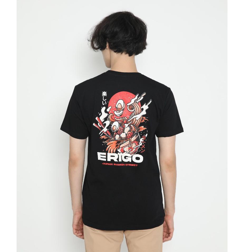 HARGA BERSAHABAT Erigo T-Shirt Ramen Street Black