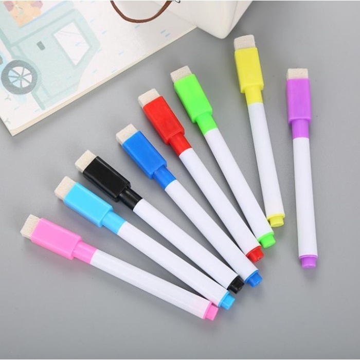 BAROKAH GAMIS Marker Spidol mini set Papan Tulis Whiteboard White Board pembersih