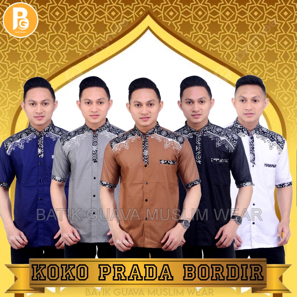 Baju koko Pria bordir Murah original Koko Prada