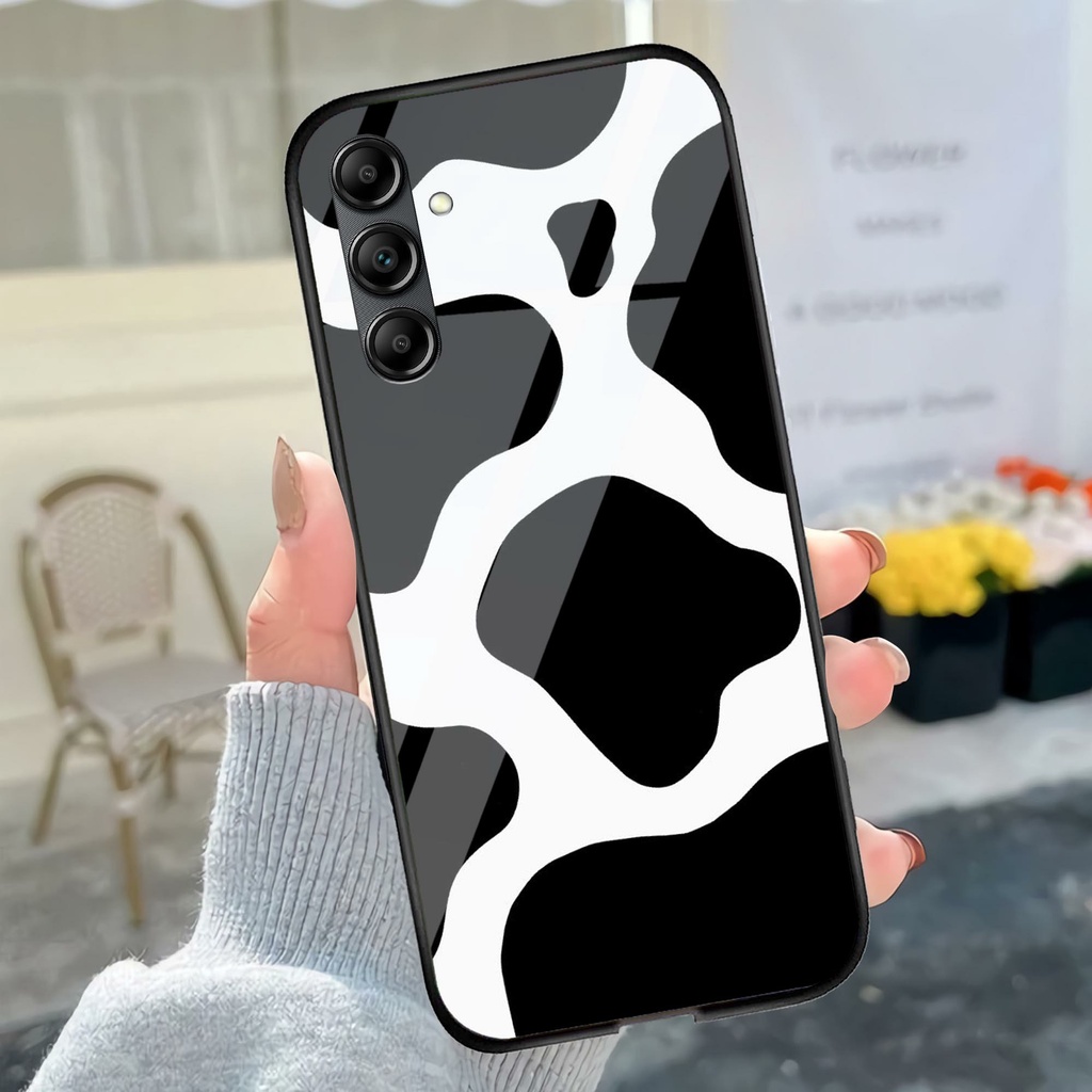 (U 156) Case Kaca Samsung A14 - Casing Hp Samsung A14 - Softcase Kaca Glossy Samsung A14 - Case Kere