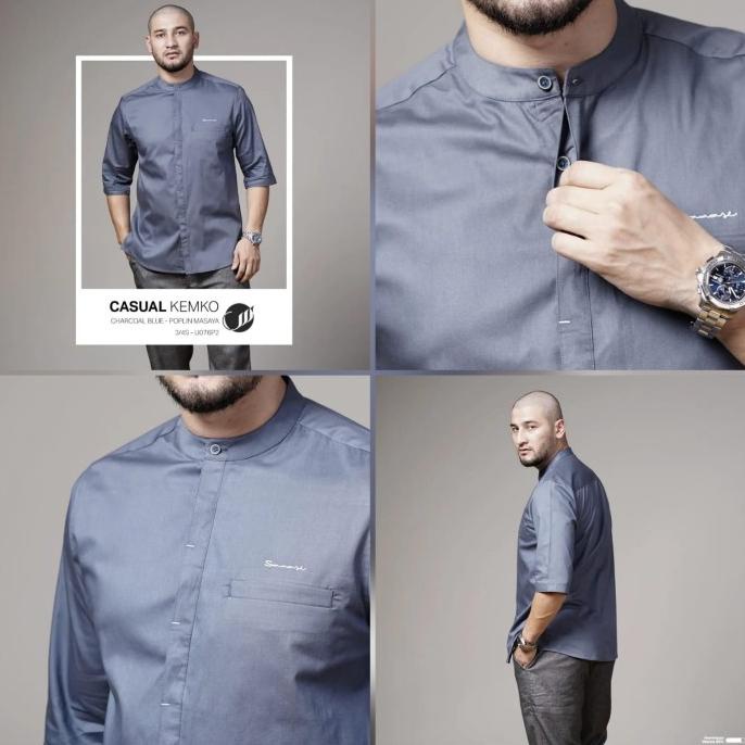 TERLARIS SAMASE Casual Kemko U-076P /BAJU KOKO PRIA/BAJU KOKO DEWASA/BAJU KOKO ANAK/BAJU KOKO LENGAN