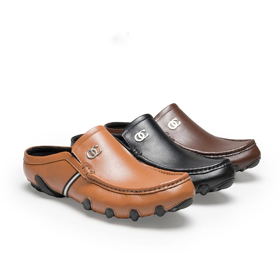 SEPATU SANDAL KULIT/ TUTONG KULIT OC-SARAGA