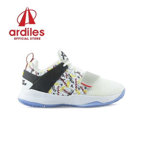 ARDILES AD1 E-LITE ITS YOU/Sepatu Basket/Sepatu Bulu Tangkis/Sepatu Tenis/Sepatu Pria/PUTIH