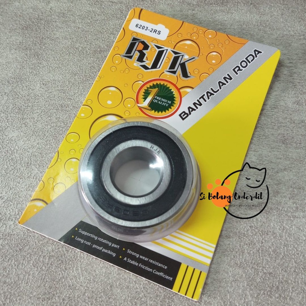 LAHER 6203-2RS MURAH (HARGA UNTUK PER BOX ISI 10 PCS) BEARING 6203-2RS BANTALAN RODA 6203-2RS