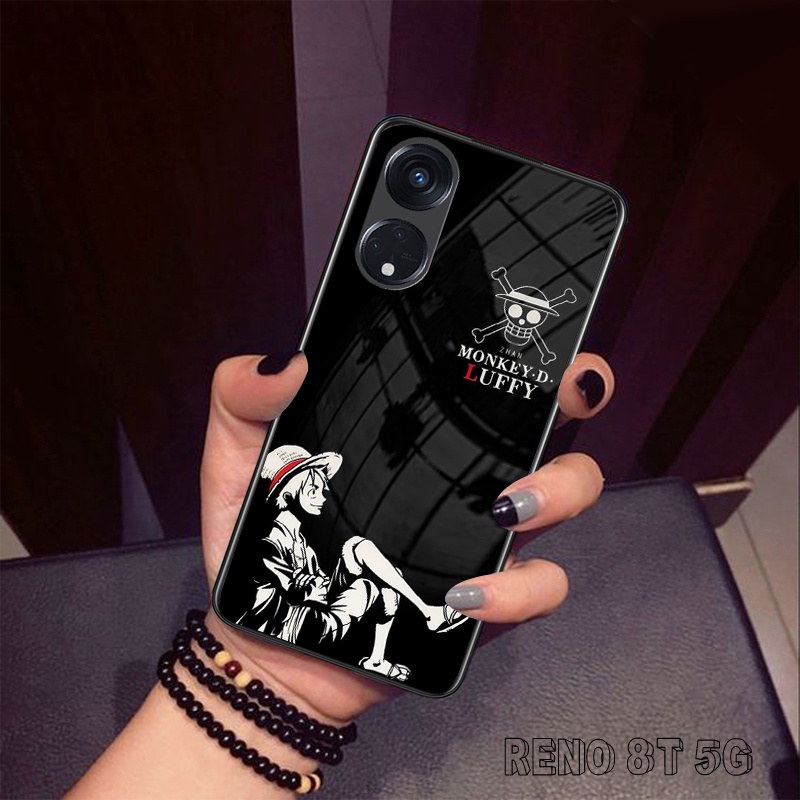 Legend Shop Softcase Kaca mewah for Oppo Reno 8T 5G/4G Terbaru LS17 Softcase Oppo Reno 8T Terbaru - 