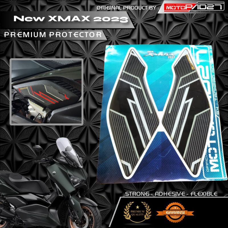 Stiker Resin Footstep Yamaha Xmax New Sticker Timbul Premium Cover Pijakan Kaki Yamaha Xmax New 2023