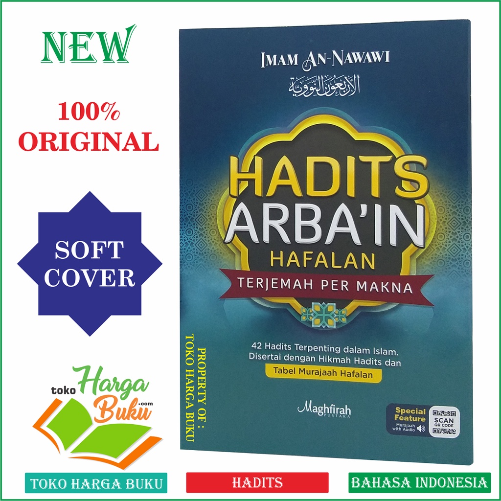 Foto Hadits Arba'in Hafalan Terjemah Permakna 42 Hadis Arbain Terpenting Dalam Islam Disertai Dengan Hikmah Hadits Dan Tabel Murajaah Hafalan Maghfirah MG