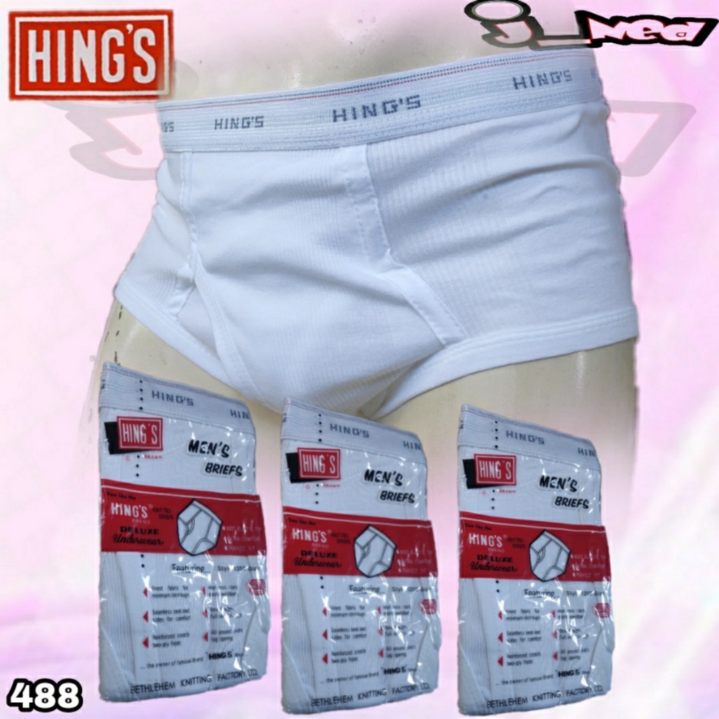 J488 Celana Dalam Pria DEWASA HINGS SIZE 32 - 42