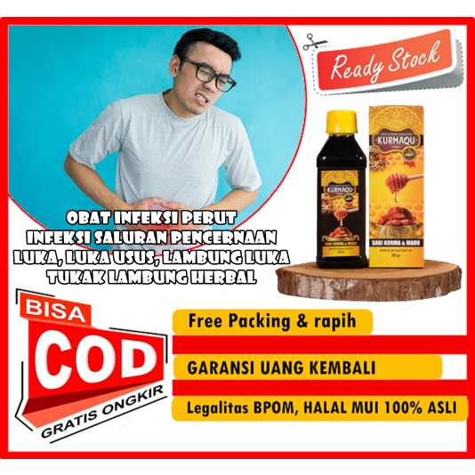 KURMAQU - Obat infeksi perut, infeksi saluran pencernaan, luka, luka usus, lambung luka, tukak lambu