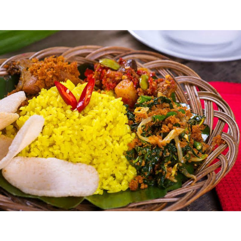 

100 Nasi Kuning Recpt