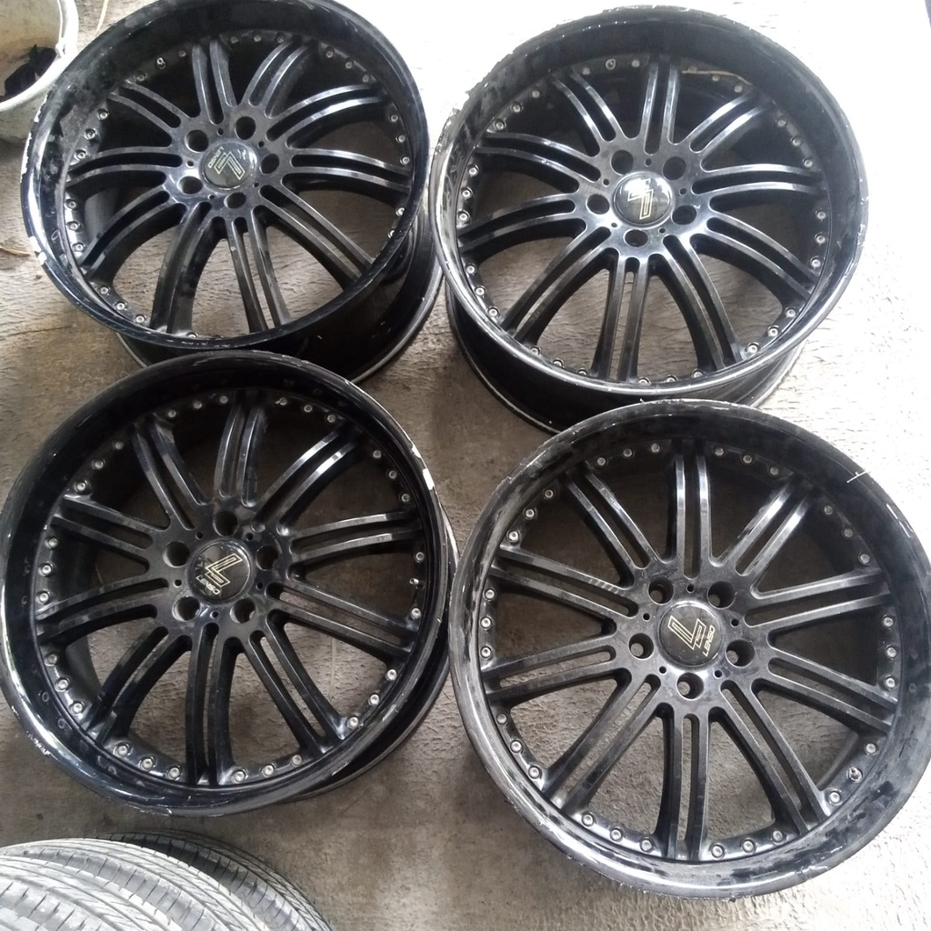 Pelek Seken Ring 20 Celong Lenso R20 pcd 5x114 - Velg bekas untuk mobil Xpander, Rush, Terrios, Hyun