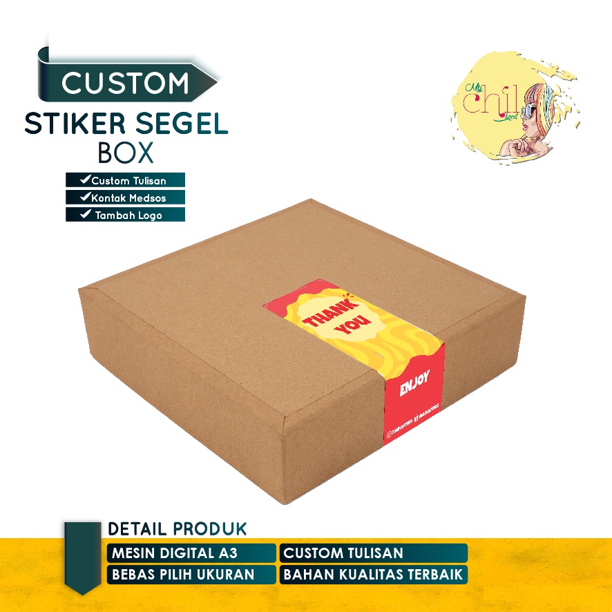 Jual Stiker Segel Dus Stiker Segel Box Sticker Segel Stiker Segel