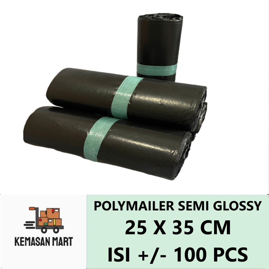 

Plastik Polymailer Hitam LDPE 25x35 isi 100 - Bungkus Plastik Packing Online