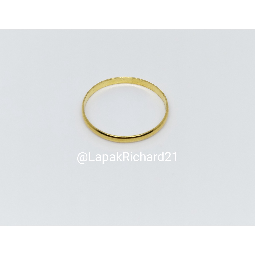 Cincin polos emas muda perhiasan emas muda