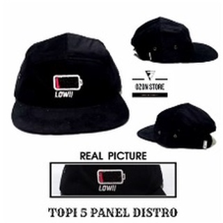 Topi Custom 5 panel Tulisan Nama Sablon Gambar Dtf Logo Satuan Design Custom