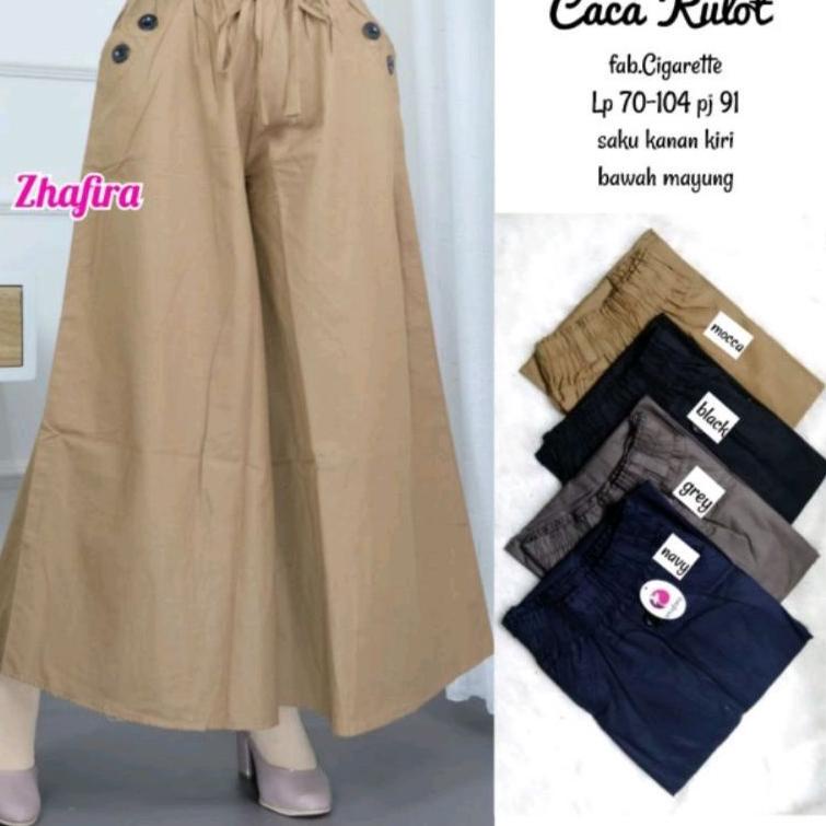 STOK TERBATAS Kulot Panjang Payung Bahan Katun Cigarete Tebal