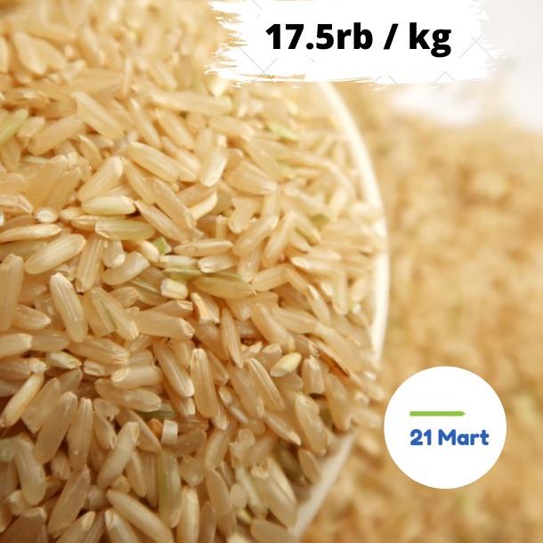 

➬ Beras Cokelat Pulen - Organik - Kemasan 5kg ♫