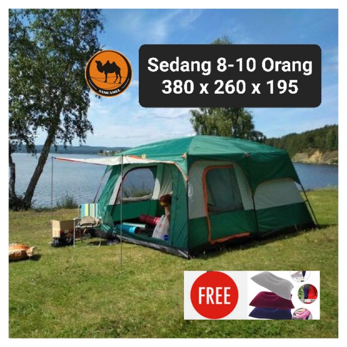 Terlaris Tenda 8 - 10 Orang Double Layer 017