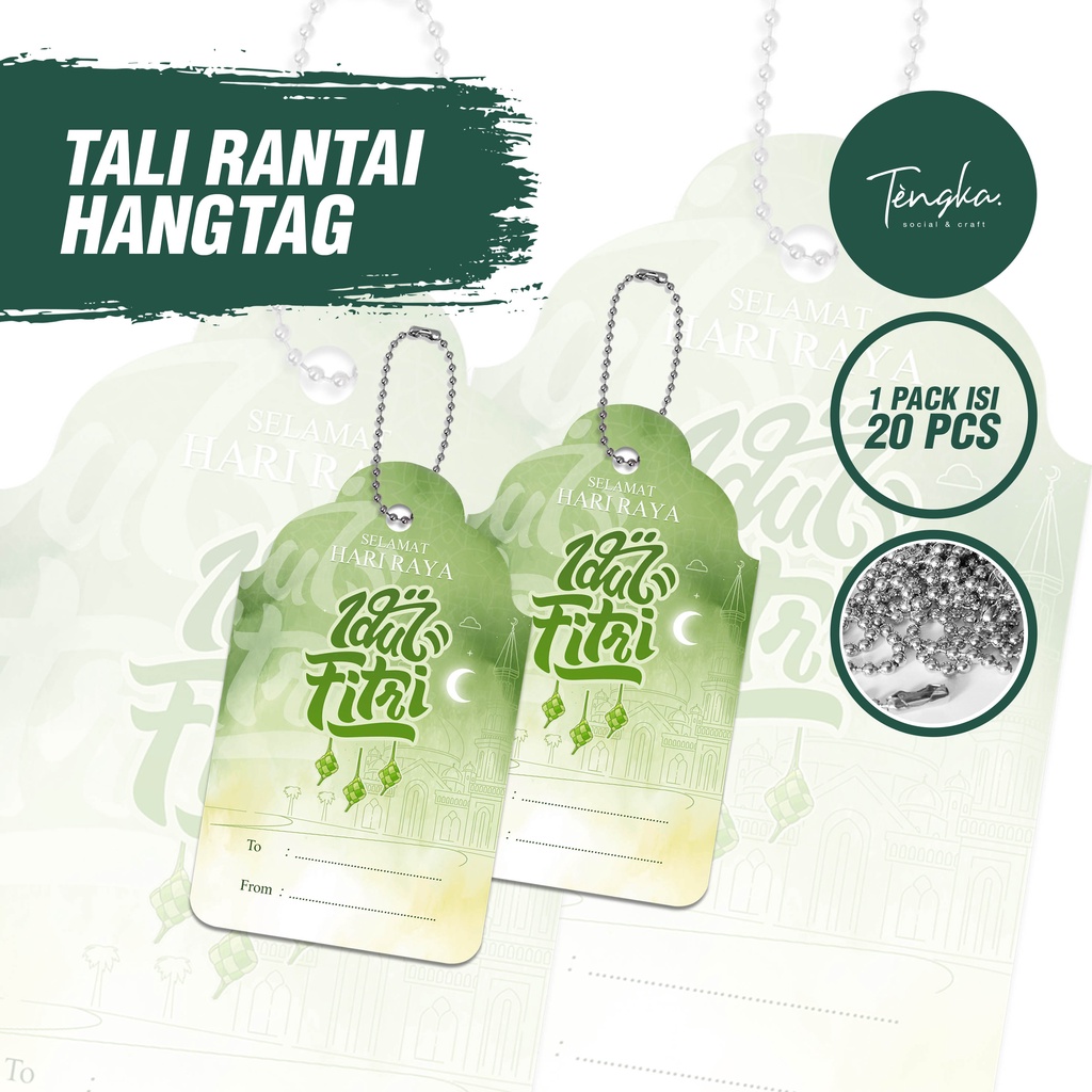 TALI RANTAI HANGTAG / RANTAI KUKU / TALI RANTAI SILVER