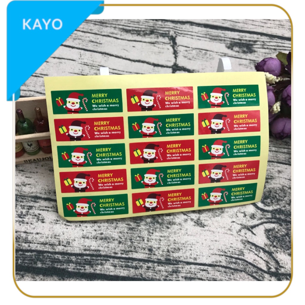 

stiker natal isi 16 aksesories stiker natal, stiker x mas edition