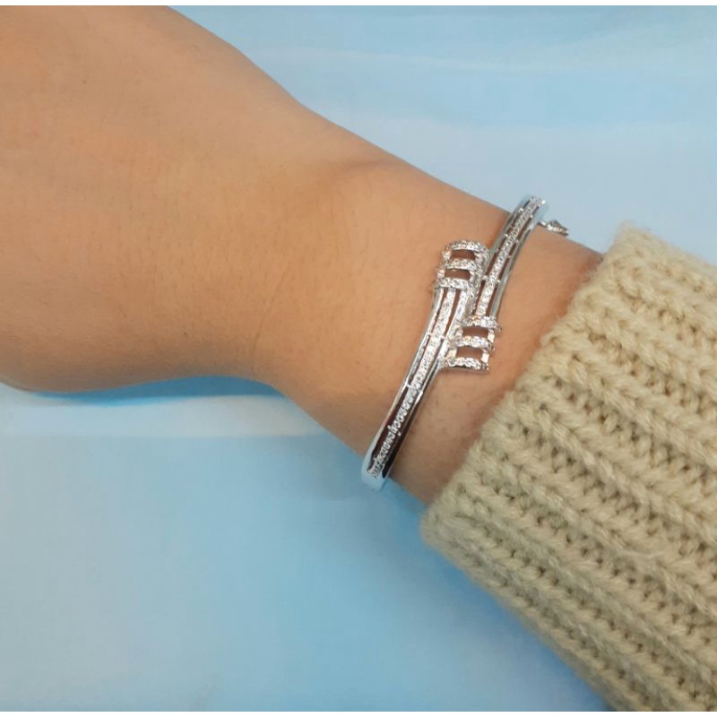 Gelang Tangan Fashion Xhuping/Gelang Besi Putih Xhuping/Gelang Tangan Wanita