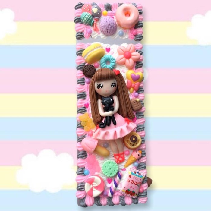 

Terlaris Kawaii Decoden Big Pencil Case Kotak Pensil Handmade