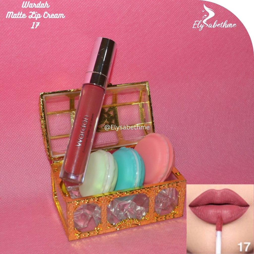 ✿ELYSABETHME✿ 🅆 🄰 🅁 🄳 🄰 🄷 Wardah lip cream mattee ORIGINAL lipstick cair ombre lips bibir