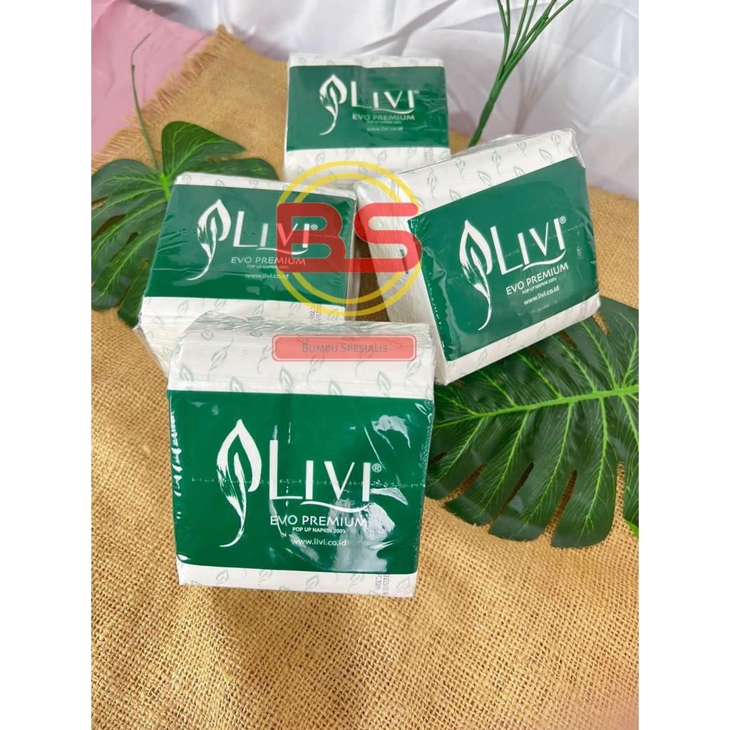 LIVI Tissue Kotak Meja Eco Multipurpose isi 150 lembar (2ply)