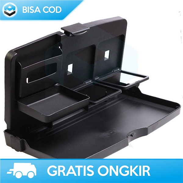 DINDING TRAY TABLE FOLDABLE MEJA LIPAT PORTABLE UNTUK MOBIL MULTIFUNGSI