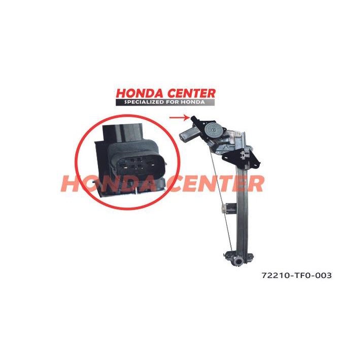 REGULATOR POWER WINDOW DEPAN KANAN JAZZ GE8 2008-2014