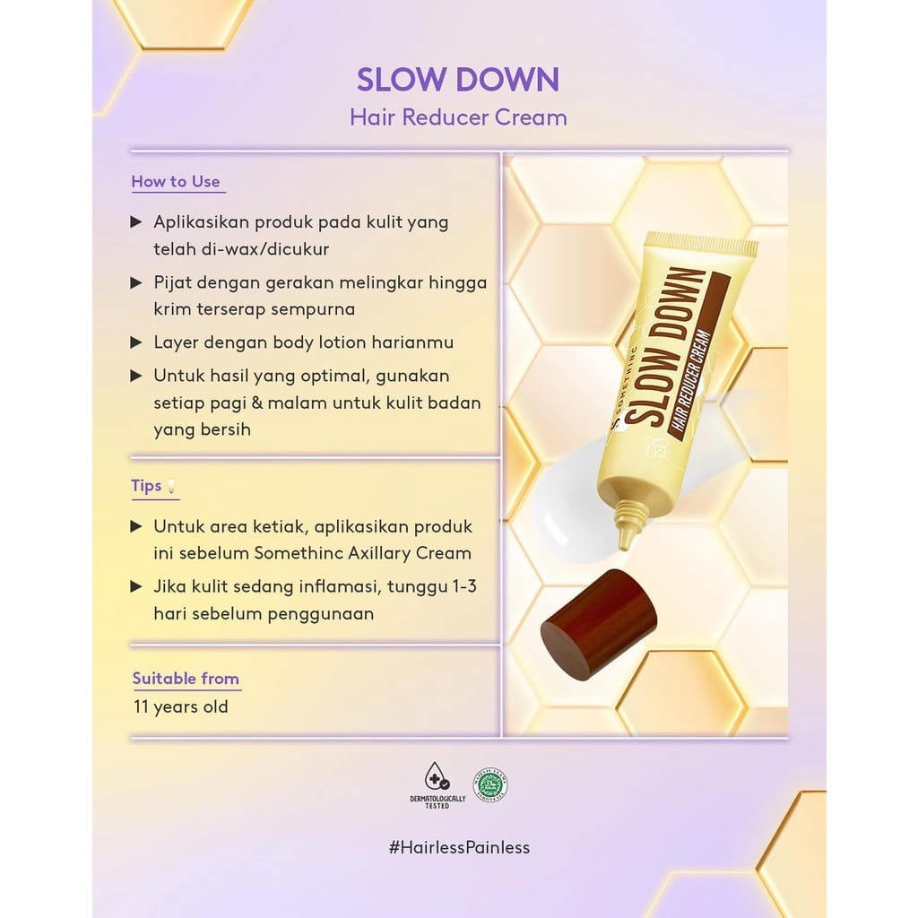 Somethinc Slow Down Hair Reducer Cream
