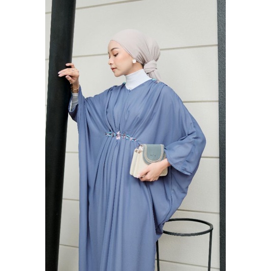 Baju dress gamis kaftan lebaran 2025 jumbo big plus size XXL pesta hari raya ied idul fitri haji umr